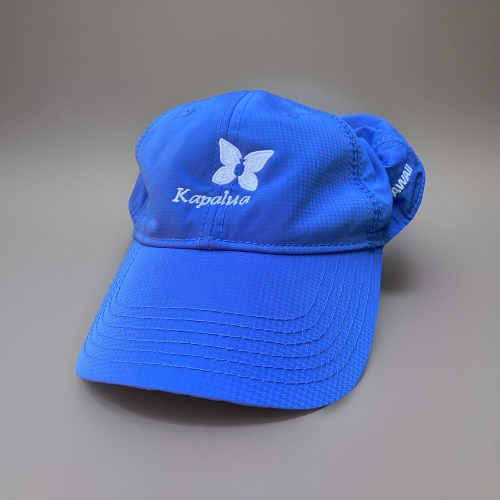 Kate Lord Golf Hat Womens Blue Adjustable Kapalua Hawaii Maui Perfornance UPF50